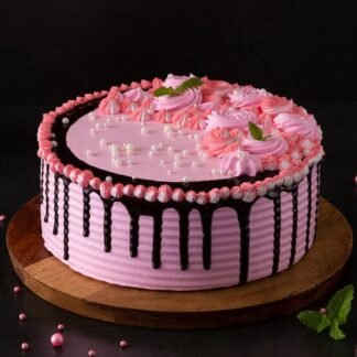 choco strawberry cake